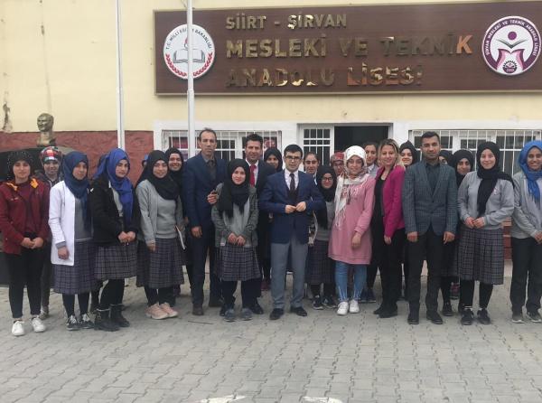 Şirvan Cumhuriyet Savcısı Sayın Osman EMİR okulumuzu ziyaret etti
